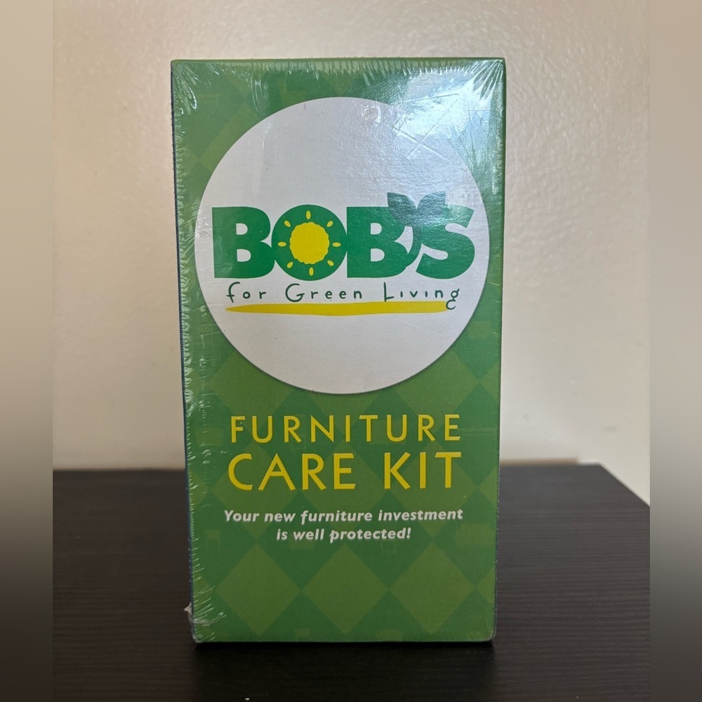 Bobs Furniture Care Kit Fabric & Rug Cleaner Wood Polish Water Base 8 OZ